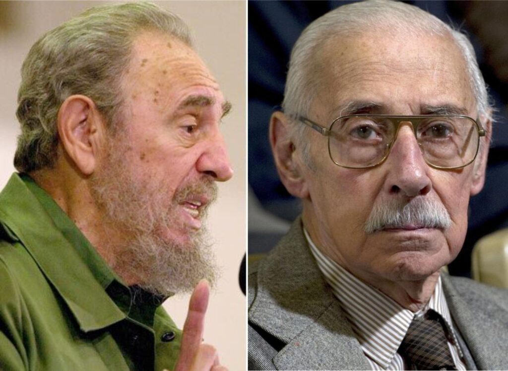El Comandante Castro y el General Videla