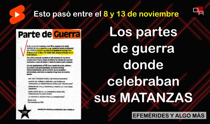 Lo que pasó entre un 8 y un 13 de noviembre: así confesaban sus crímenes