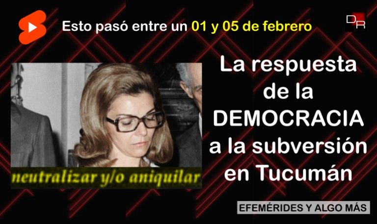 De un 01 a un 05/02 – La dura realidad que llevó al decreto de aniquilamiento
