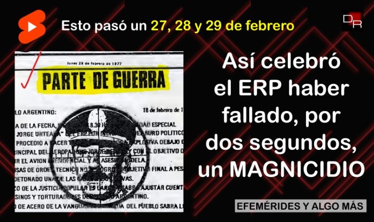 A traición y huyendo como cobardes – 27, 28 y 29/02