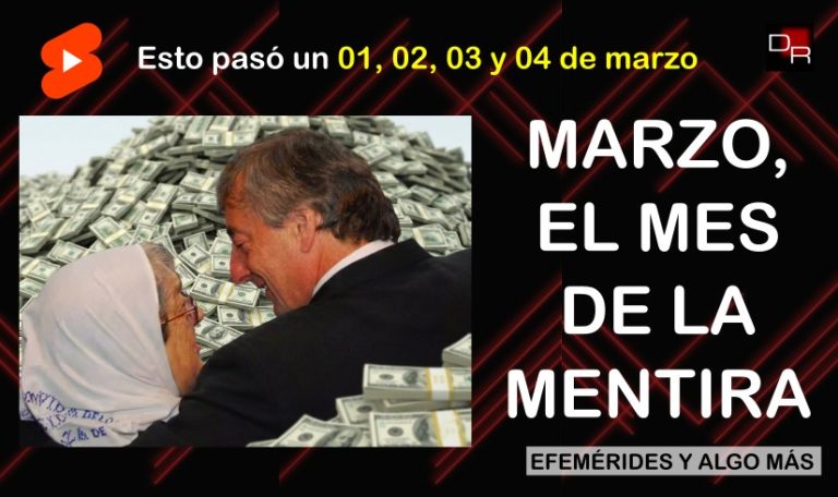 La historia que quieren ocultarte – 1, 2, 3 y 4/03