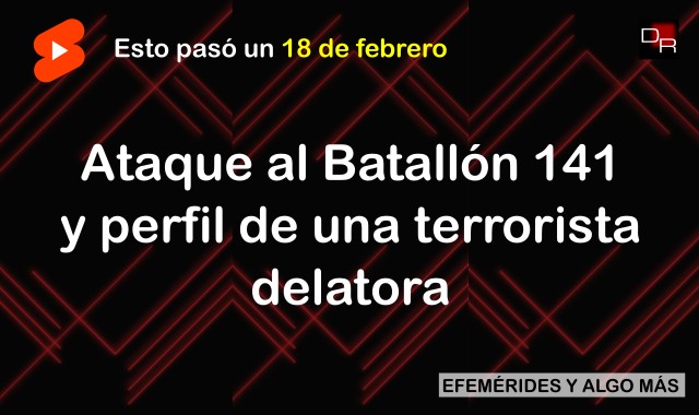 18/02 – Dos toneladas robadas de armamento